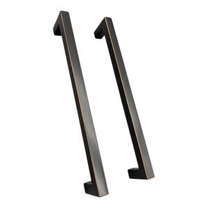 Aibeli Oil Rubbed Bronze Square Shaped Cabinet Drawer Handles Pulls 6.3 Inch